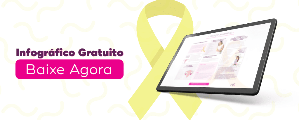 banner Infografico marco amarelo - endometriose