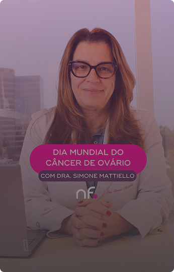 Dra. Simone Mattiello fala sobre câncer de ovário no Dia Mundial de Conscientização, em consultório da Nilo Frantz.