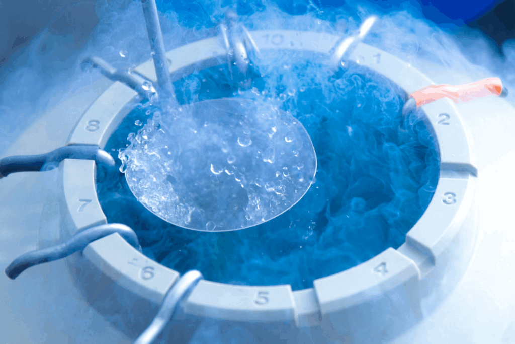 Congelamento de óvulos: criopreservação com nitrogênio líquido